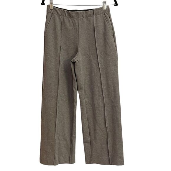 Everlane NWOT Heather Gray High Rise Wide Leg Everyday Minimalist Neutral Pants - Picture 2 of 9